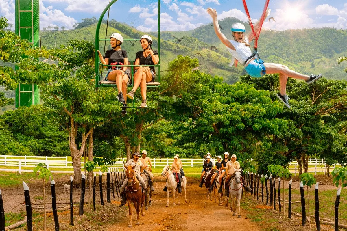 La Hacienda Park depuis La Romana et Bayahibe