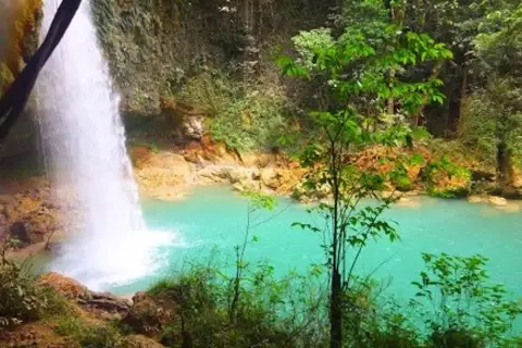Salto Alto and Socoa Waterfalls from Santo Domingo