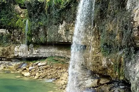 Salto Alto and Socoa Waterfalls from Santo Domingo