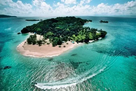 Cayo Levantado from Santo Domingo