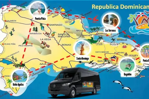 Circuit 8 jours : Samaná, Saint-Domingue, Bayahíbe et Punta Cana