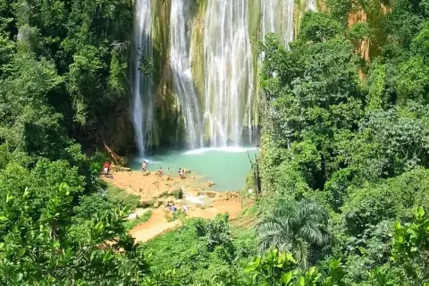 El Limón Waterfall from Samaná