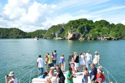 Los Haitises National Park from Samana