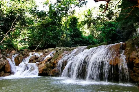 Lulú Waterfall and El Valle Beach from Las Terrenas