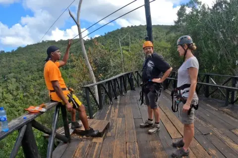 Tirolinas en Samaná desde Las Terrenas