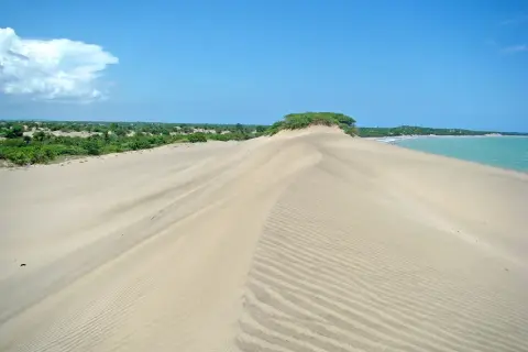 Baní Salt Flats and Sand Dunes from Santo Domingo
