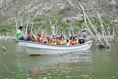 Lago Enriquillo desde Santo Domingo