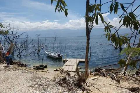 Lago Enriquillo desde Santo Domingo